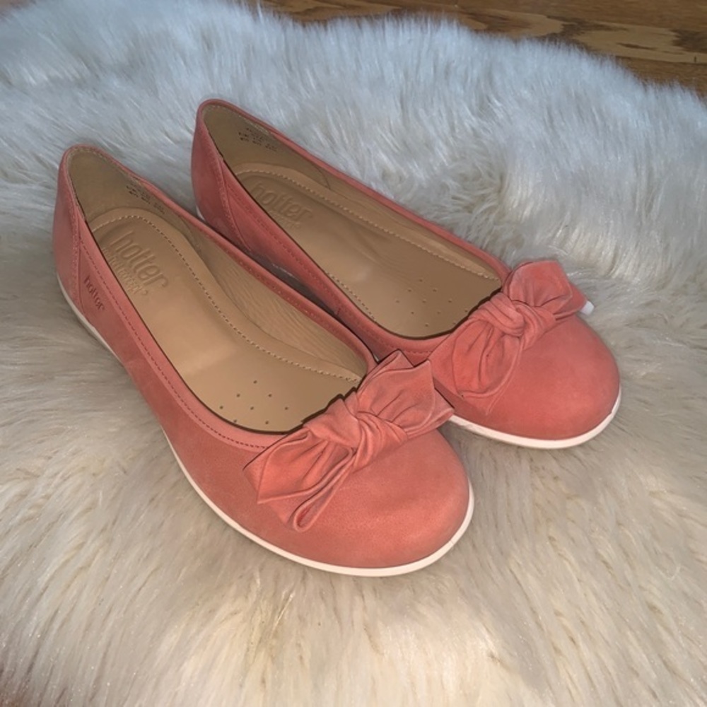 Hotter jewel comfort slip on leather shoes 6.5